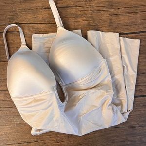 Spanx Plunge Low-Back Mid-Thigh Bodysuit